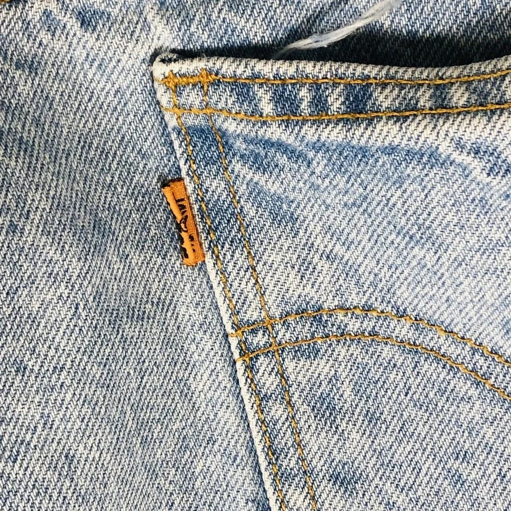 Levi's Men's Size 36 550 Relaxed Fit Orange Tab Denim Jean Shorts‎ VINTAGE 90s
